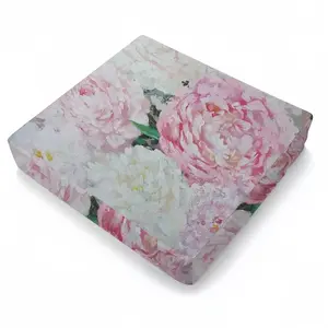 Large Peony Palette Knife Waterproof Sofa Cover