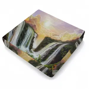 Among The Waterfalls Waterproof Sofa Cover