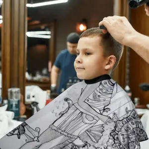 Mandala Of The Bathroom Kids Barber Apron