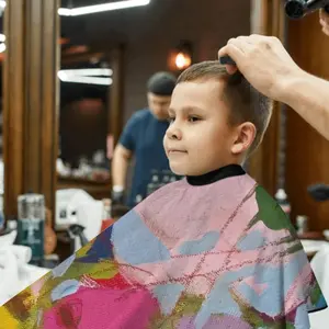 Indoor Mountain Kids Barber Apron