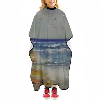 Resting On The Beach Kids Barber Apron