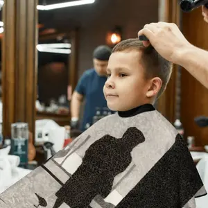 Anticipation Of A Moment Kids Barber Apron