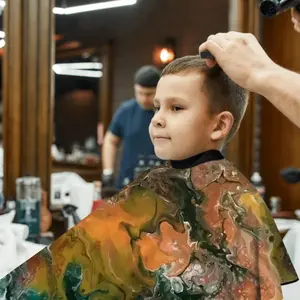 Autumn Flare Kids Barber Apron