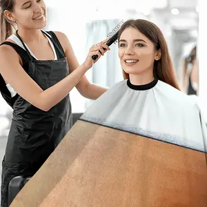 Black And White Over Copper Barber Apron