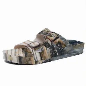 Men Crossed You In My Dreams Cork Sandals