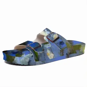 Men Water Lilies Cork Sandals