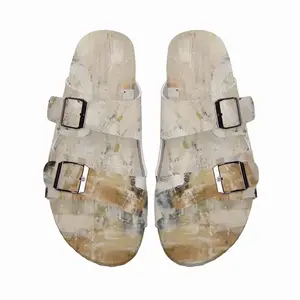 Men White Marrakech Cork Sandals