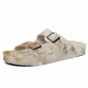 Men White Marrakech Cork Sandals