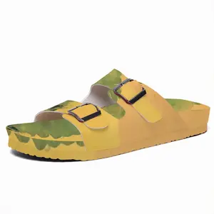 Men On Green Dolphin Stree Cork Sandals