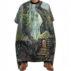 Elf House In A Fantasy Forest Barber Apron