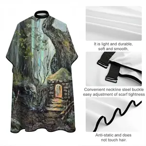 Elf House In A Fantasy Forest Barber Apron