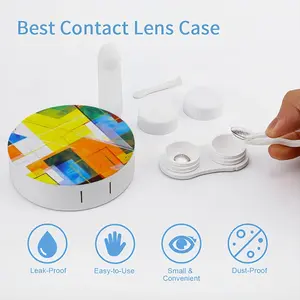 White Night Riot Contact Lens Case