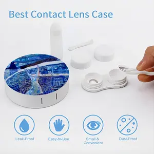 True Blue Contact Lens Case