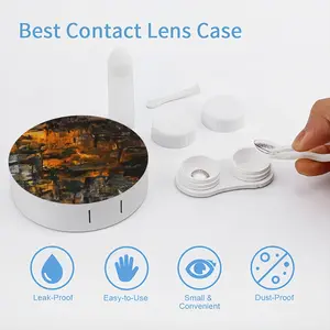 The Gold Of The Night Contact Lens Case