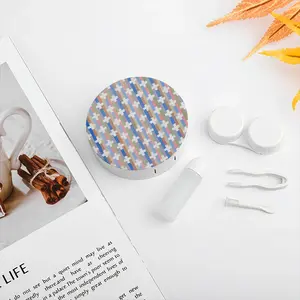 White Crosses Contact Lens Case