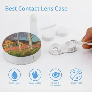 Octobervalino Village Contact Lens Case