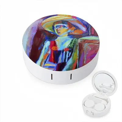 Boy In Clown Costume Contact Lens Case