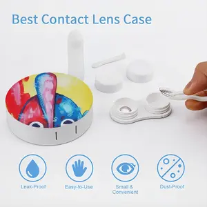 African Mask Family Contact Lens Case