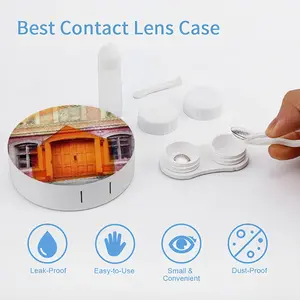 Orange Entrance Contact Lens Case