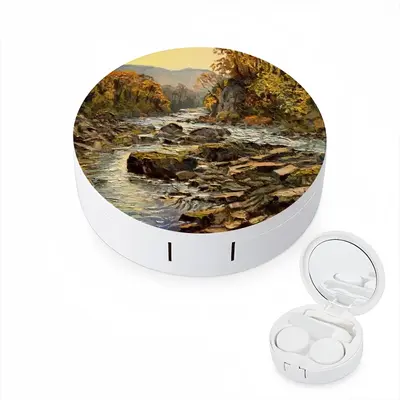 White River Gorge Impressionism Contact Lens Case