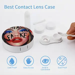 It Is All Fake Fashion Contact Lens Case