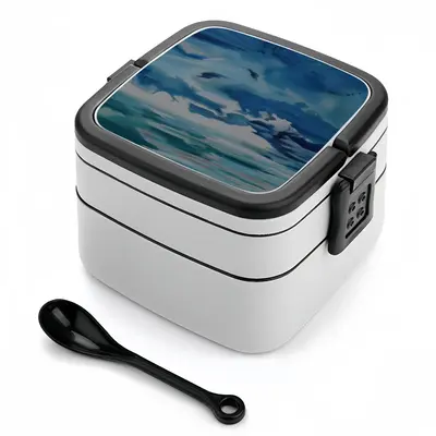 Ocean Clouds Double Layer Bento Box