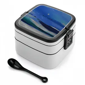 Into The Great Blue Double Layer Bento Box