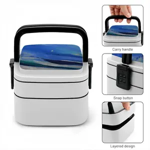 Into The Great Blue Double Layer Bento Box