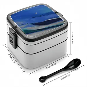 Into The Great Blue Double Layer Bento Box