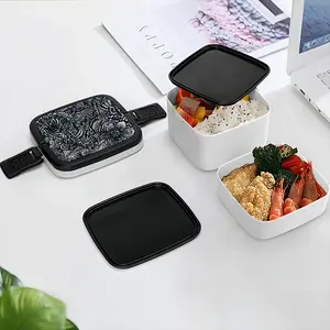 Flowers Double Layer Bento Box