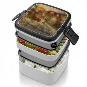 Terror Vacuum And Halo Double Layer Bento Box