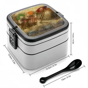 Terror Vacuum And Halo Double Layer Bento Box