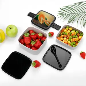 Papaya Freestyle Double Layer Bento Box