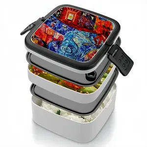 Ab9 Fragment Double Layer Bento Box