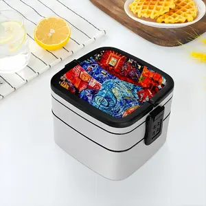 Ab9 Fragment Double Layer Bento Box