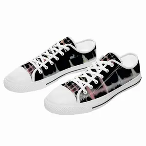 Men Grid (Bleeding) Retro Canvas Shoes