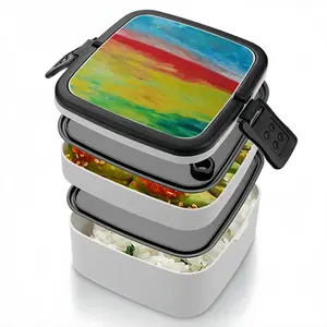 Earthly Aurora Double Layer Bento Box