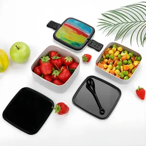 Earthly Aurora Double Layer Bento Box