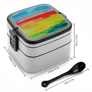 Earthly Aurora Double Layer Bento Box