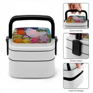 Indoor Mountain Double Layer Bento Box