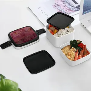 Growth 120 Seconds Double Layer Bento Box