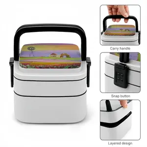 Windmill Double Layer Bento Box