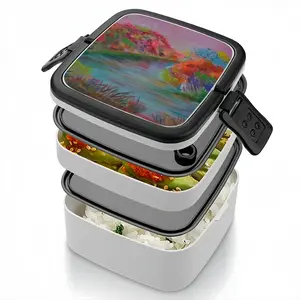 Rhythm Of Colors Double Layer Bento Box