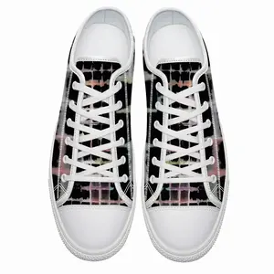 Men Grid (Bleeding) Retro Canvas Shoes