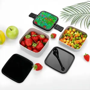 Plants At Giverny Double Layer Bento Box