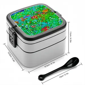 Plants At Giverny Double Layer Bento Box