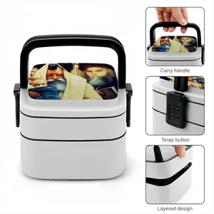 Rabbis Shneerson Double Layer Bento Box