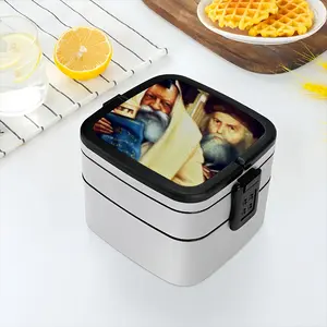 Rabbis Shneerson Double Layer Bento Box