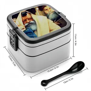 Rabbis Shneerson Double Layer Bento Box