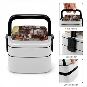 Jewish Wedding Double Layer Bento Box